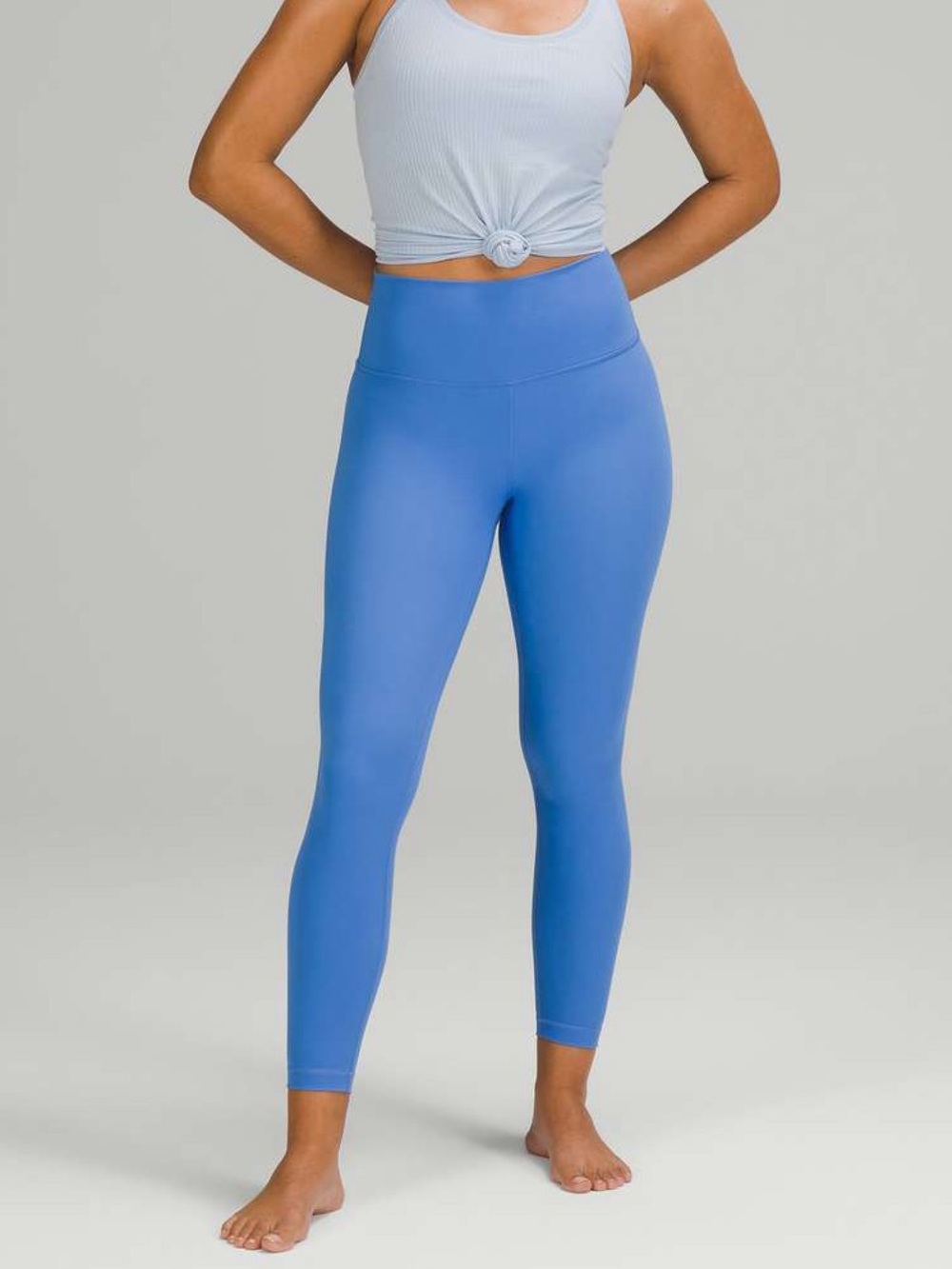 NEW Lululemon Wunder Under High-Rise Crop Blue Nile Size 8